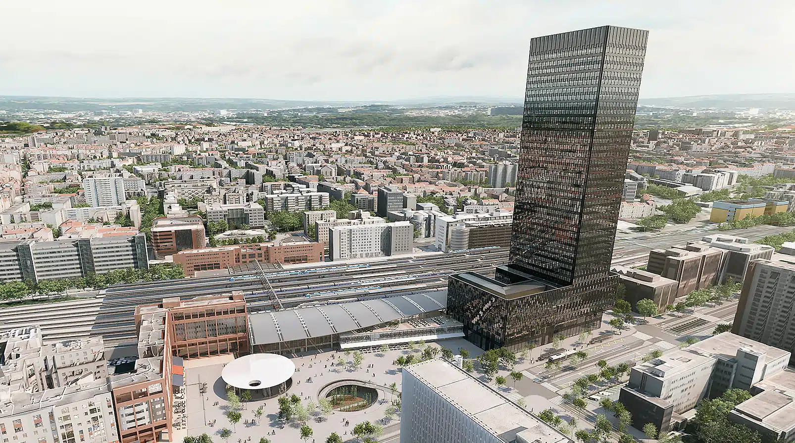 Lyon Part-Dieu, une place sécurisée grâce à 200 bornes anti-intrusion LBA